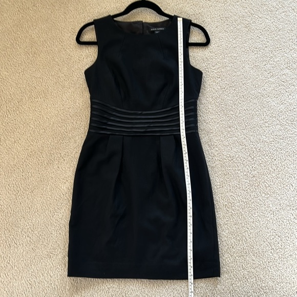 Banana Republic Black Wool Stretch Dress Sz 4P - Picture 6 of 9